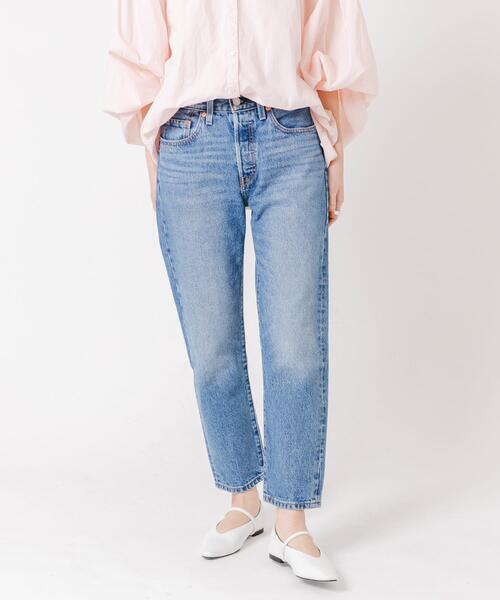 Levi's(リーバイス)の「Levi’s 501CROP(デニムパンツ・レディース・インディゴブルー・25/27/26)」の1枚目の写真