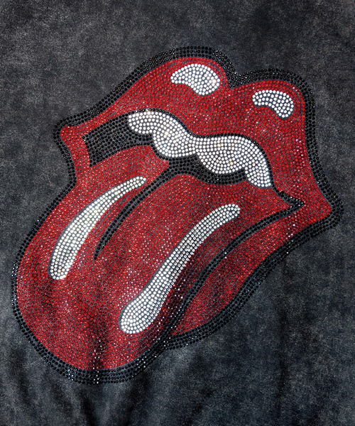 JACKROSE（ジャックローズ）の「B-TRS-Lips&Tongue ラインストーン-ZIPパーカー（パーカー・メンズ・ブラック/グレー・L/M）」の10枚目の写真