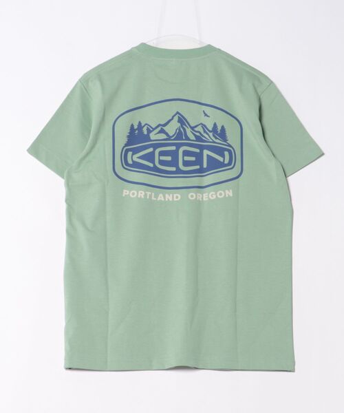 KEEN(キーン)の「【ムラサキスポーツ限定】KEEN/キーン 半袖Tシャツ バックプリント 吸汗速乾 1031504/1031505/1031506(Tシャツ/カットソー・メンズ・ホワイト/ブラック/セージグリーン・S/XL/L/M)」の4枚目の写真