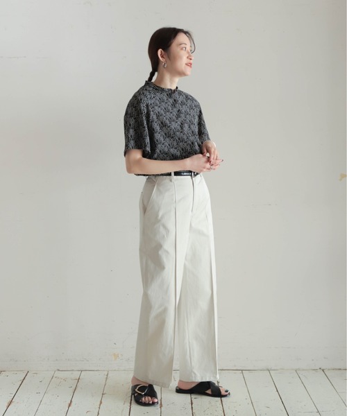 flow dot PT スタンドネックブラウス | NOMBRE IMPAIR