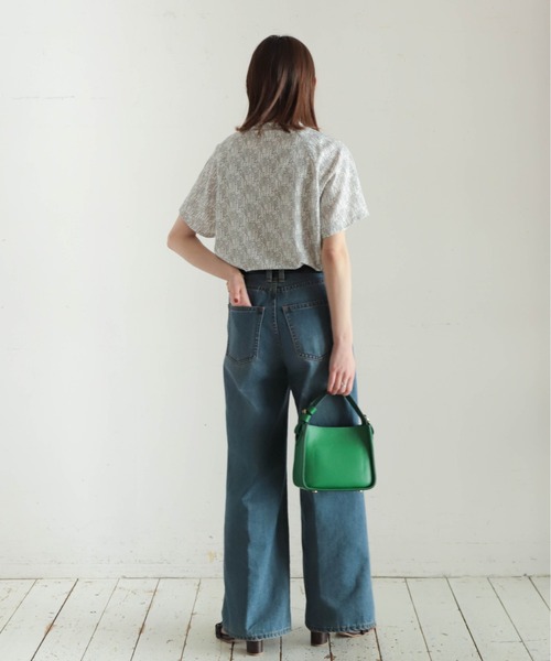 NOMBRE IMPAIR(ノンブルアンペール)の「flow dot PT スタンドネックブラウス(シャツ/ブラウス・レディース・ホワイト/ブラック・FREE)」の5枚目の写真