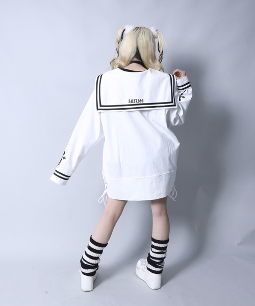 DARKNESSクロスプリントロングTシャツ（Tシャツ/カットソー