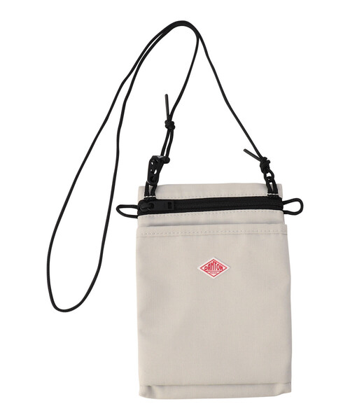 DANTON（ダントン）の「CANVAS SHOULDER POUCH〈SAINT-DOMINIQUE〉（ショルダーバッグ・レディース・ブラック/レッド/アイボリー/ライトブラウン/ブルー・-）」の2枚目の写真