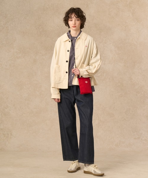 DANTON（ダントン）の「CANVAS SHOULDER POUCH〈SAINT-DOMINIQUE〉（ショルダーバッグ・レディース・ブラック/レッド/アイボリー/ライトブラウン/ブルー・-）」の20枚目の写真