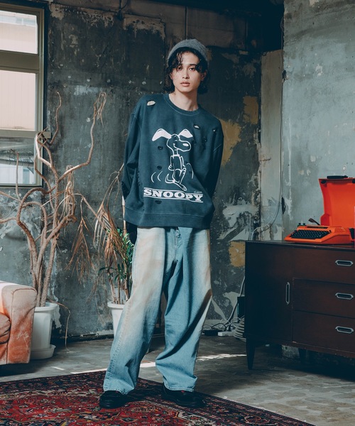 JIEDA（ジエダ）の「OVER RAP DENIM PANTS（デニムパンツ・メンズ・インディゴブルー/ブラック・2/1）」の18枚目の写真