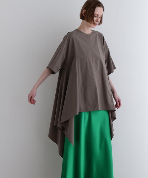 LE PHIL（ルフィル）の「◆SOLOTEXフレアブラウス（シャツ/ブラウス・レディース・ブラック/ホワイト/ブラウン・F）」の6枚目の写真