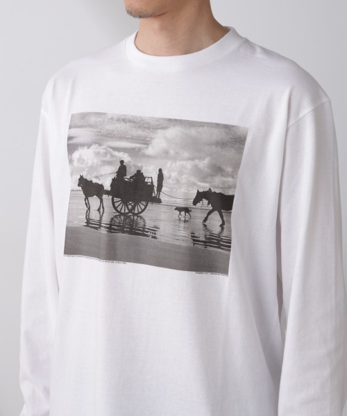 NANO universe（ナノユニバース）の「「着るアート」Herbert List/Magnum Photos Tシャツ長袖FRANCE（Tシャツ/カットソー・メンズ・オフホワイト・M/L）」の11枚目の写真
