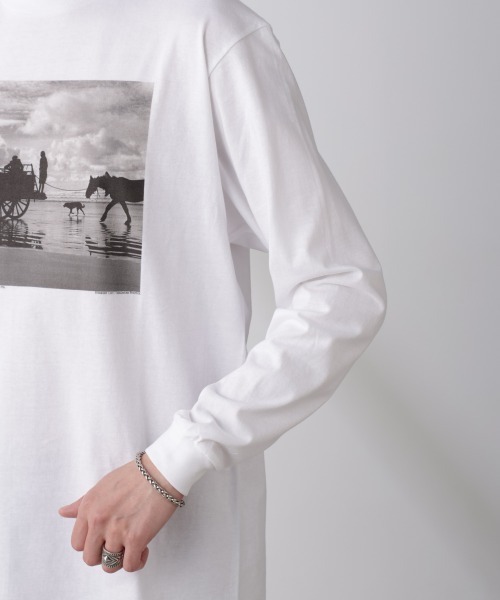 NANO universe（ナノユニバース）の「「着るアート」Herbert List/Magnum Photos Tシャツ長袖FRANCE（Tシャツ/カットソー・メンズ・オフホワイト・M/L）」の12枚目の写真