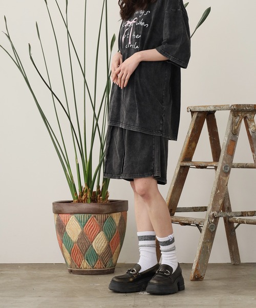 ROOPTOKYO(ループトウキョウ)の「ベーシック ショートデニムパンツ 秋物 秋服 2026年秋冬(デニムパンツ・レディース・ブラック・FREE)」の4枚目の写真