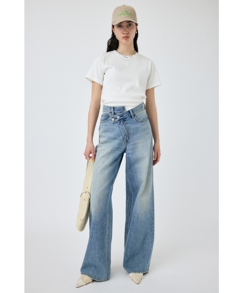 MOUSSY(マウジー)の「【2サイズ展開】SUVIN GIZA CN Tシャツ(Tシャツ/カットソー・レディース・ブラック/ホワイト/チャコールグレー・1/2)」の13枚目の写真
