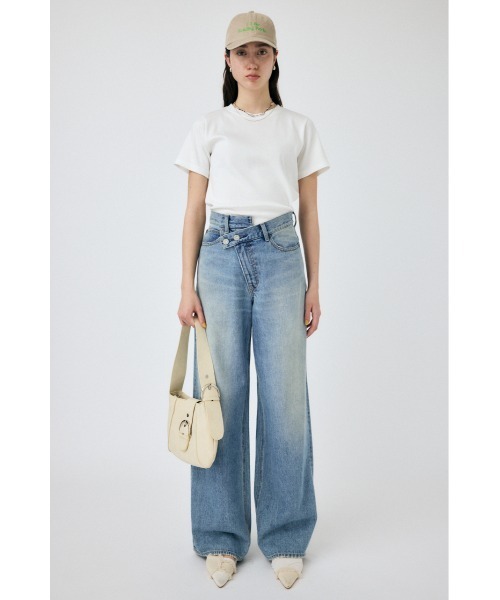 tシャツ 「2サイズ展開」SUVIN GIZA  CN Tシャツ レディース MOUSSY tシャツ 「2サイズ展開」SUVIN GIZA CN Tシャツ