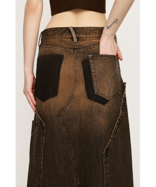 セール】L/W REMAKE MAXI DENIM SK ローウエスト リメイク マキシ