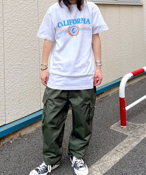 RGY(アールジーワイ)の「【RGY】CALIFORNIA Venice BeachデザインプリントTシャツ(Tシャツ/カットソー・レディース・ネイビー/オートミール/ホワイト・LARGE/MEDIUM)」の8枚目の写真