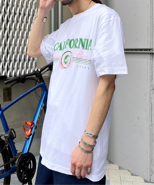 RGY(アールジーワイ)の「【RGY】CALIFORNIA Venice BeachデザインプリントTシャツ(Tシャツ/カットソー・レディース・ネイビー/オートミール/ホワイト・LARGE/MEDIUM)」の15枚目の写真