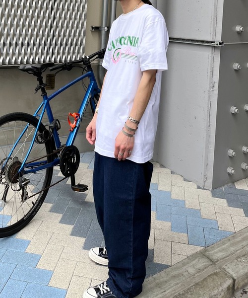 RGY(アールジーワイ)の「【RGY】CALIFORNIA Venice BeachデザインプリントTシャツ(Tシャツ/カットソー・レディース・ネイビー/オートミール/ホワイト・LARGE/MEDIUM)」の16枚目の写真