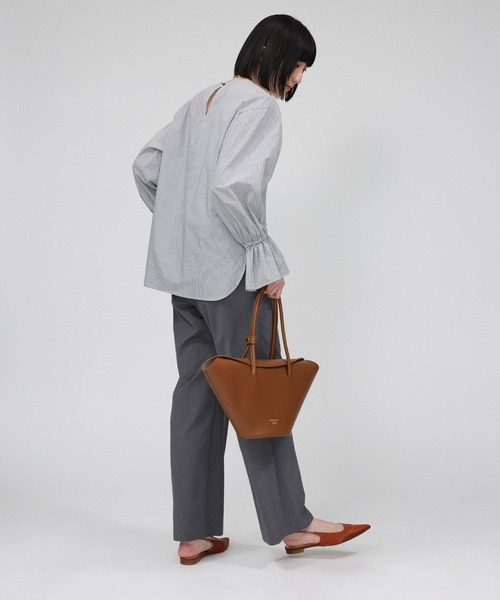 BABYLONE(バビロン)の「ウーリーライトストレートパンツ(その他パンツ・レディース・グレー/ブラック/ベージュ・36inch/38inch)」の8枚目の写真