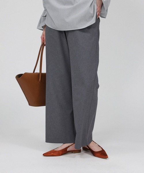 BABYLONE(バビロン)の「ウーリーライトストレートパンツ(その他パンツ・レディース・グレー/ブラック/ベージュ・36inch/38inch)」の10枚目の写真