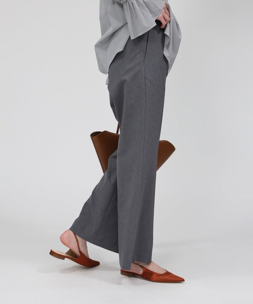 BABYLONE(バビロン)の「ウーリーライトストレートパンツ(その他パンツ・レディース・グレー/ブラック/ベージュ・36inch/38inch)」の13枚目の写真