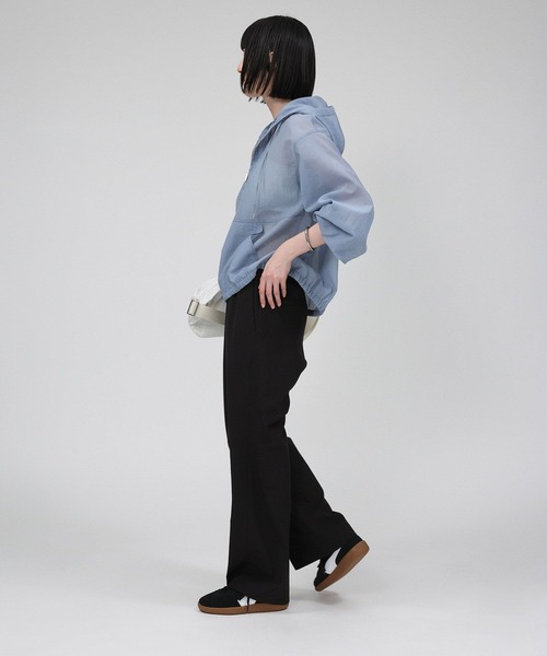 BABYLONE(バビロン)の「ウーリーライトストレートパンツ(その他パンツ・レディース・グレー/ブラック/ベージュ・36inch/38inch)」の17枚目の写真