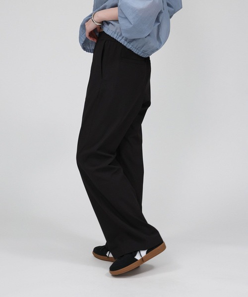 BABYLONE(バビロン)の「ウーリーライトストレートパンツ(その他パンツ・レディース・グレー/ブラック/ベージュ・36inch/38inch)」の22枚目の写真