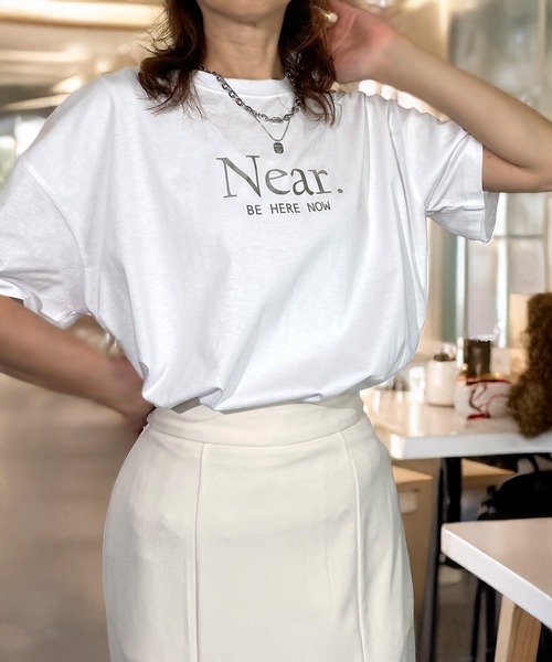 セール】箔 ラメ シルバー ロゴ ソフト コットン 半袖 Tシャツ