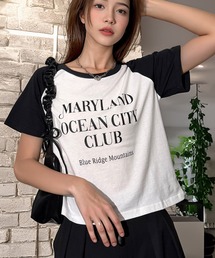 接触冷感 華奢見え 短丈 コンパクトT コットン100% Tシャツ