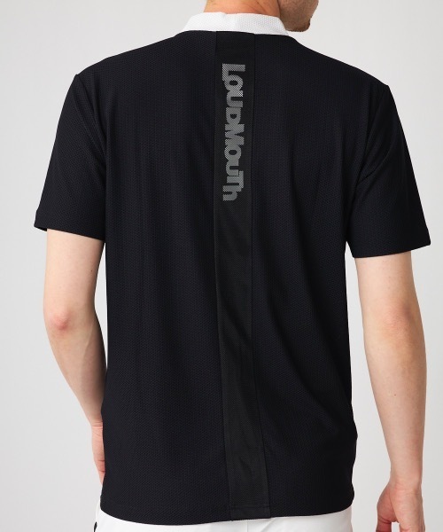Loudmouth(ラウドマウス)の「【LOUDMOUTH/ラウドマウス】モックネックストレッチ半袖シャツ ゴルフ おしゃれなギフトに最適!(シャツ/ブラウス・メンズ・ホワイト/ブラック/梅/ライトイエロー・LL/LARGE/XX-LARGE/MEDIUM)」の22枚目の写真