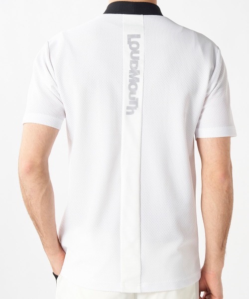Loudmouth(ラウドマウス)の「【LOUDMOUTH/ラウドマウス】モックネックストレッチ半袖シャツ ゴルフ おしゃれなギフトに最適!(シャツ/ブラウス・メンズ・ホワイト/ブラック/梅/ライトイエロー・LL/LARGE/XX-LARGE/MEDIUM)」の20枚目の写真