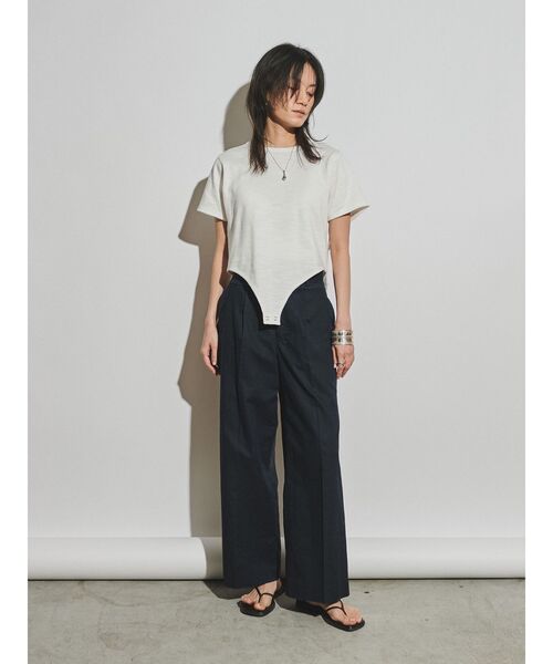 tシャツ 「Htage」バックデザインリンガーTee レディース Htage】バックデザインリンガーTee（Tシャツ/カットソー