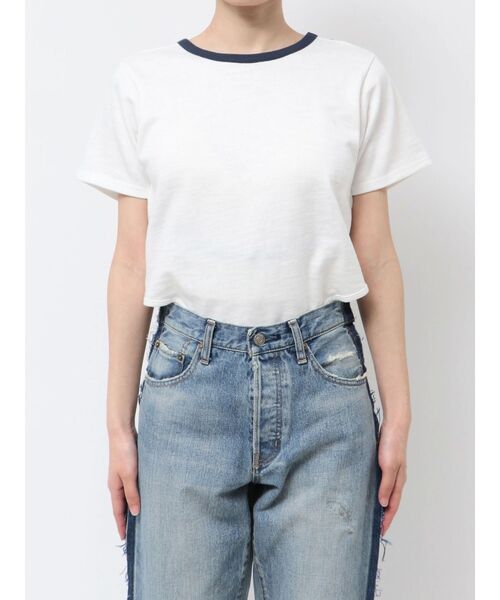 Ungrid アングリッド　【Htage】 バックデザインリンガーTee Htage】バックデザインリンガーTee（Tシャツ/カットソー