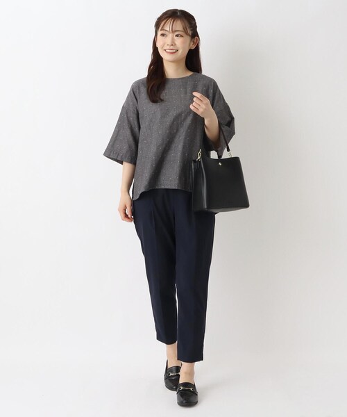one'sterrace（ワンズテラス）の「Legato Largo ツートン 2WAY縦型ショルダー（ショルダーバッグ・レディース・パープル系1/ベージュ系その他7/ブラック系8・99）」の15枚目の写真