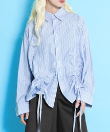 PUNYUS | ドロストストライプシャツ(シャツ/ブラウス)