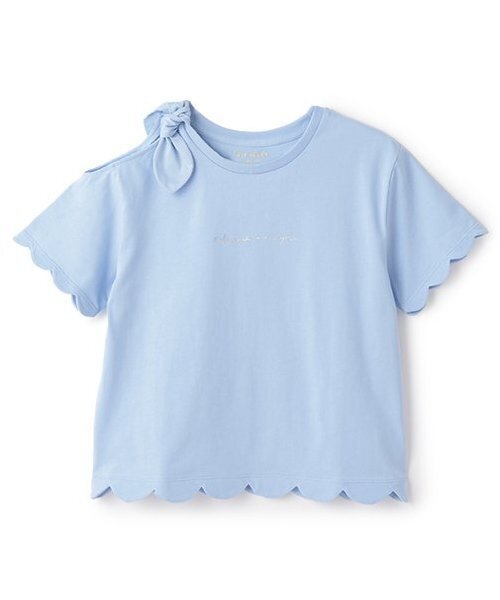 ガールズ スカラップTシャツ