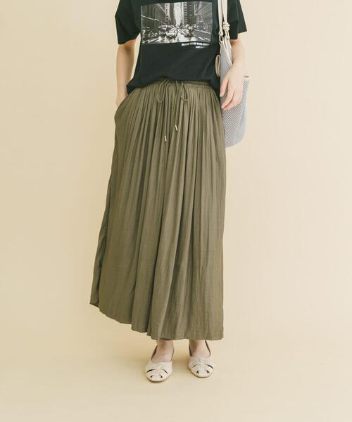 ITEMS URBANRESEARCH(アイテムズ アーバンリサーチ)の「イージーガウチョパンツ(その他パンツ・レディース・チャコールグレー/カーキ/グレー系その他/モカ・FREE)」の5枚目の写真