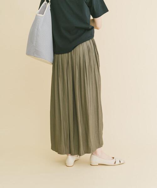 ITEMS URBANRESEARCH(アイテムズ アーバンリサーチ)の「イージーガウチョパンツ(その他パンツ・レディース・チャコールグレー/カーキ/グレー系その他/モカ・FREE)」の7枚目の写真