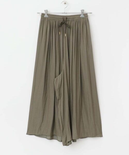 ITEMS URBANRESEARCH(アイテムズ アーバンリサーチ)の「イージーガウチョパンツ(その他パンツ・レディース・チャコールグレー/カーキ/グレー系その他/モカ・FREE)」の10枚目の写真