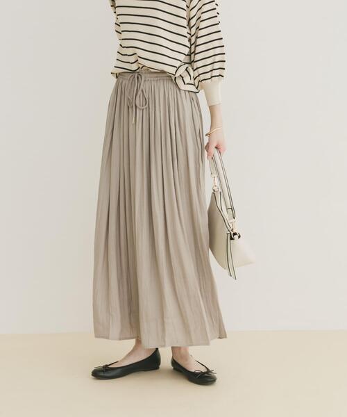 ITEMS URBANRESEARCH(アイテムズ アーバンリサーチ)の「イージーガウチョパンツ(その他パンツ・レディース・チャコールグレー/カーキ/グレー系その他/モカ・FREE)」の12枚目の写真