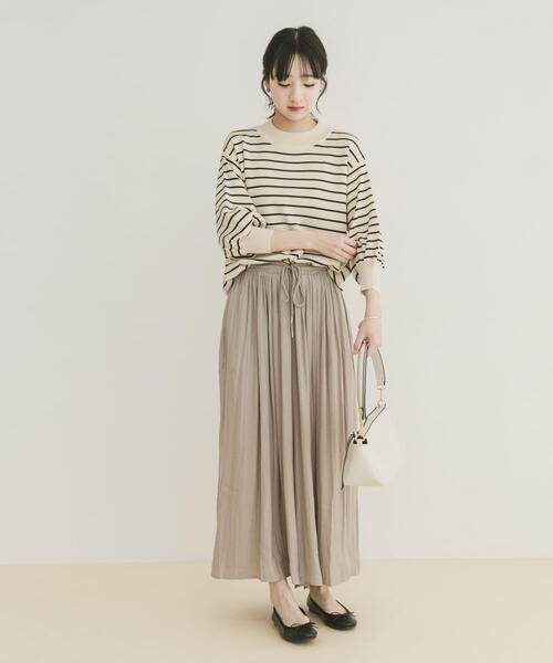 ITEMS URBANRESEARCH(アイテムズ アーバンリサーチ)の「イージーガウチョパンツ(その他パンツ・レディース・チャコールグレー/カーキ/グレー系その他/モカ・FREE)」の14枚目の写真