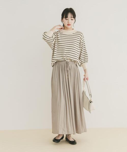 ITEMS URBANRESEARCH(アイテムズ アーバンリサーチ)の「イージーガウチョパンツ(その他パンツ・レディース・チャコールグレー/カーキ/グレー系その他/モカ・FREE)」の15枚目の写真