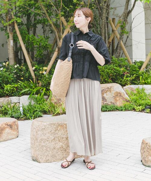 ITEMS URBANRESEARCH(アイテムズ アーバンリサーチ)の「イージーガウチョパンツ(その他パンツ・レディース・チャコールグレー/カーキ/グレー系その他/モカ・FREE)」の18枚目の写真