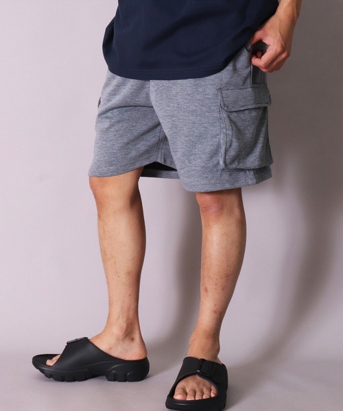 BAYBLO(ベイブロ)の「(DV)ダンボール ニット カーゴ ショートパンツ(カーゴパンツ・メンズ・ベージュ/ブラック/杢グレー/チャコール・M/XL/L)」の11枚目の写真