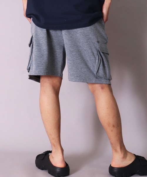 BAYBLO(ベイブロ)の「(DV)ダンボール ニット カーゴ ショートパンツ(カーゴパンツ・メンズ・ベージュ/ブラック/杢グレー/チャコール・M/XL/L)」の12枚目の写真