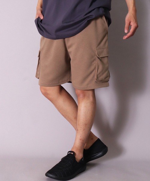BAYBLO(ベイブロ)の「(DV)ダンボール ニット カーゴ ショートパンツ(カーゴパンツ・メンズ・ベージュ/ブラック/杢グレー/チャコール・M/XL/L)」の19枚目の写真