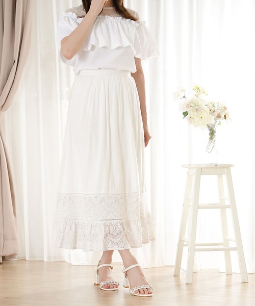Prima Scherrer(プリマシェレル)の「シアードットコンビ フリル カットソー Prima Scherrer(Tシャツ/カットソー・レディース・ブラック/ホワイト・S/M)」の9枚目の写真