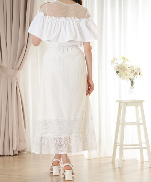 Prima Scherrer(プリマシェレル)の「シアードットコンビ フリル カットソー Prima Scherrer(Tシャツ/カットソー・レディース・ブラック/ホワイト・S/M)」の11枚目の写真