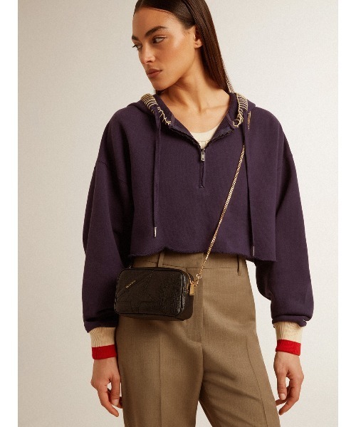 GOLDEN GOOSE(ゴールデングース)の「Star Bag ミニ レザー(ブラック) トーン・オン・トーンスター(ショルダーバッグ・レディース・ブラック・U)」の3枚目の写真
