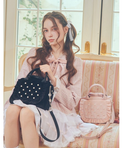 mellfy memory(メルフィーメモリー)の「Eternity love mellfy bag(ショルダーバッグ・レディース・ホワイト/ベビーピンク/ピンク/ピンク系その他/ピンク系/ブラック系・FREE)」の16枚目の写真