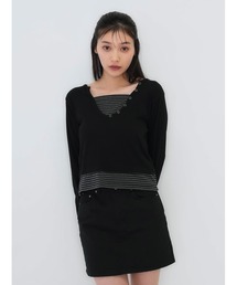 border layered snap tops