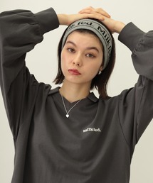 MILKFED. | LOGO KNIT HAIR BAND(ヘアバンド)