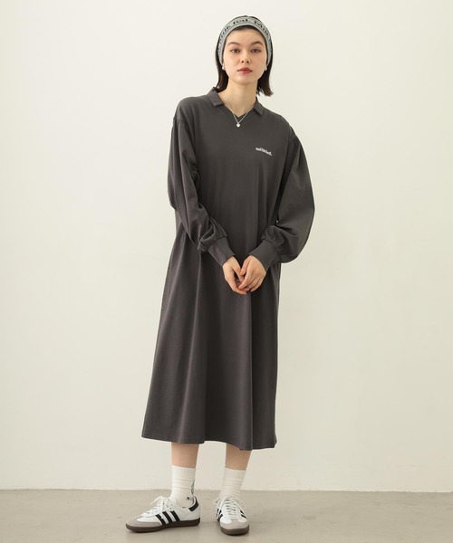 MILKFED.（ミルクフェド）の「LOGO KNIT HAIR BAND（ヘアバンド・レディース・アッシュ/バーガンディー/チャコール・ONE SIZE）」の18枚目の写真